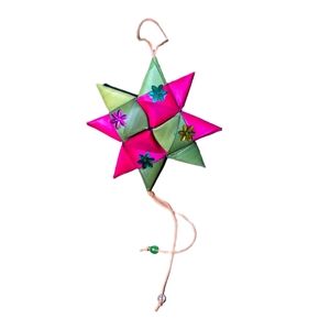 (3 for $20) Thai Palm Leaf Ornament - Handmade